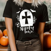 Griezelige Stad Halloween Tri-Blend Shirt