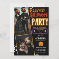 Griezelige Szn Glow Halloween Trendy Foto Feestje