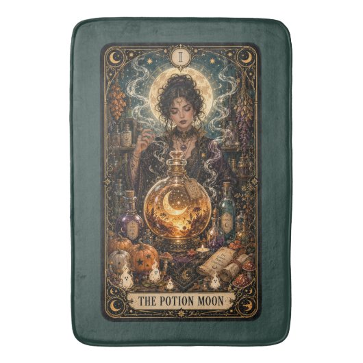 Griezelige Tarot Badmat (Voorkant Verticaal)