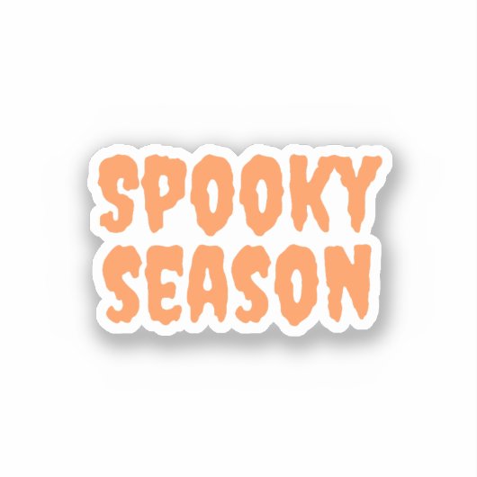 Griezelige tijd van het jaar sticker (Voorkant)