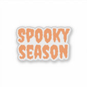 Griezelige tijd van het jaar sticker (Voorkant)
