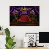 Griezelige trap in herenhuis poster (Thuiskantoor)