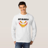 Griezelige typografie Halloween Basic sweatshirt (Voorkant volledig)