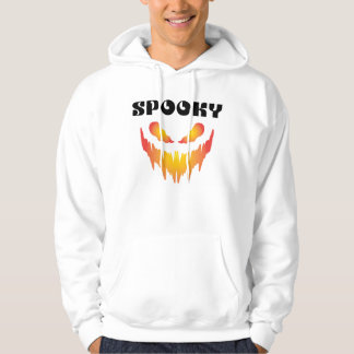 Griezelige typografie Halloween-trui Hoodie