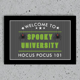 Griezelige Universiteit Hocus Pocus Halloween Deurmat