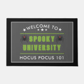 Griezelige Universiteit Hocus Pocus Halloween Deurmat (Voorkant)