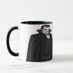 Griezelige vampier kom koffie met me drinken Hallo Mok