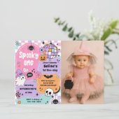 Griezelige verjaardag Halloween Kaart (Staand voorkant)