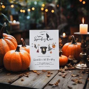 Griezelige verjaardag met Halloween Kaart