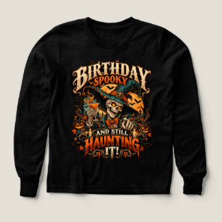 Griezelige Verjaardag Skelet Heks Halloween Feest