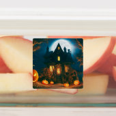 griezelige verlichting: betoverende Jack-o'-Lanter Labels (Aangebracht)