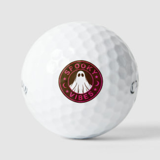 Griezelige Vibe Halloween Golfbal | Geschenk voor Golfballen