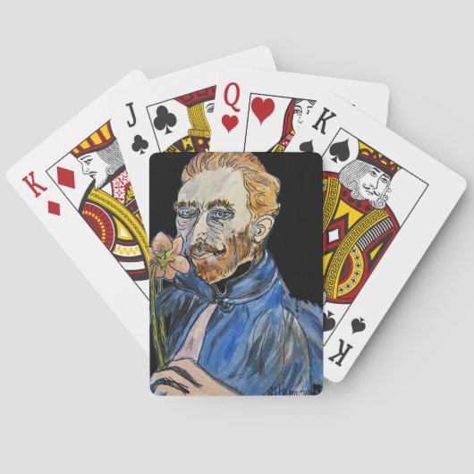 Griezelige Vinny Wil Spelen Pokerkaarten (Achterkant)