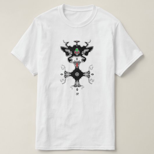 Griezelige Vleermuis T-shirt (Design voorkant)