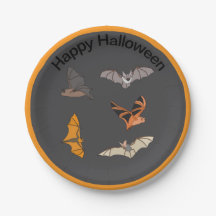 Griezelige Vleermuizen Gelukkig Halloween