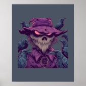 Griezelige Vogelverschrikker Comic Poster (Voorkant)