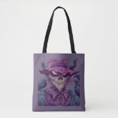 Griezelige Vogelverschrikker Comic Tote Tas (Voorkant)
