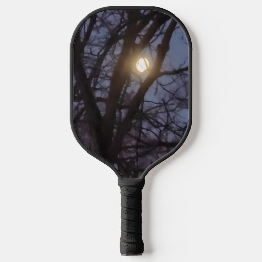 Griezelige Vollemaan Pickleball Paddle (Voorkant)