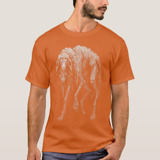Griezelige Wolf Schaap Horror Griezelen Folklore G T-shirt