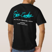 griezelige zakenman met geldoren t-shirt (Achterkant)