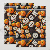 Griezelige Zoete Leckernijen Kaart (Voorkant / Achterkant)