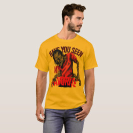 Griezelige Zombie Horror Kunst Shirt
