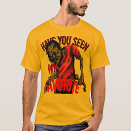 Griezelige Zombie Horror Kunst Shirt