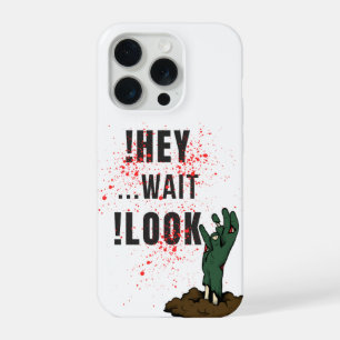 Griezelige zombiehand die uit de grond rijst Horro iPhone 15 Pro Case