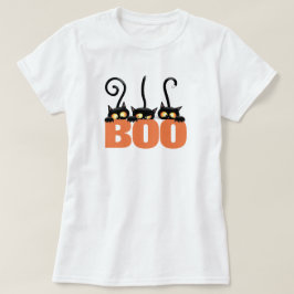 Griezelige Zwarte Katten T-Shirt