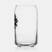 Griezelige zwarte roos kan glas (Links)