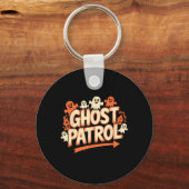 Griezelpatrouille Halloween Grappige Geest Sleutelhanger (Voorkant)