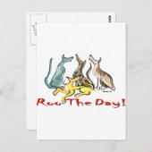 griezelroos briefkaart (Voorkant / Achterkant)