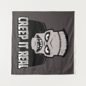 Griezels echt klassiek horror Frankenstein ontwerp Wandkleed (Voorkant (horizontaal))