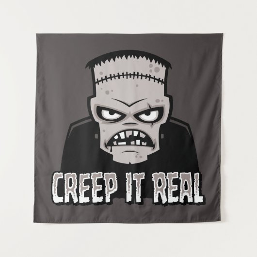 Griezels echt klassiek horror Frankenstein ontwerp Wandkleed (Voorkant)