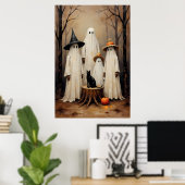 Griezels Gezins Vintage Halloween Poster (Thuiskantoor)