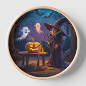 Griezels heks- en spookpompoenklok (Voorkant)