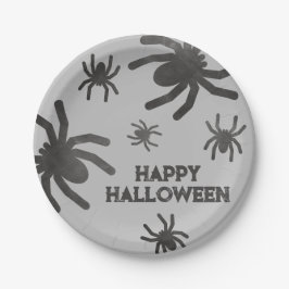 Griezels Spin Happy Halloween Papieren Bordje
