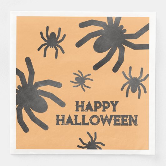 Griezels Spin Happy Halloween Servet (Voorkant)