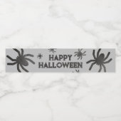 Griezels Spin Happy Halloween Waterfles Etiket (Enkel label)