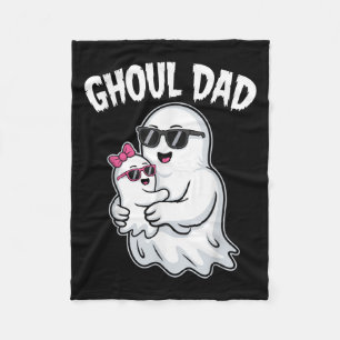 Griezels vader shirt mannen papa spooky Halloween Fleece Deken