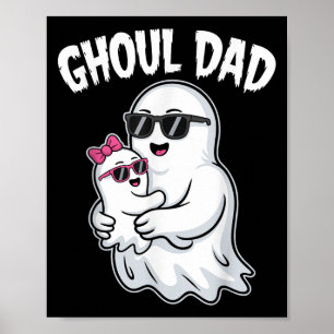 Griezels vader T-shirt Heren Vader Griezelig Hallo Poster