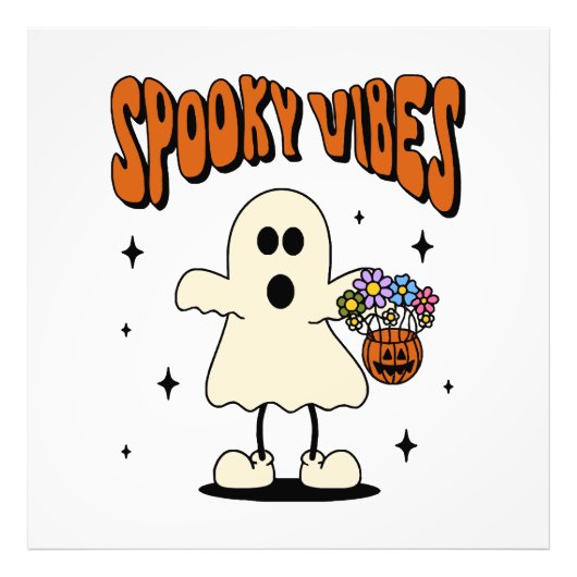 Griezelsfeer spook foto afdruk (Voorkant)