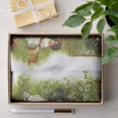 griezeltje bij de ontbinding van de tuin tissuepapier (Geschenk)