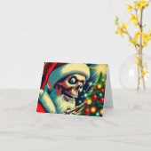 Griezelvakantie Kaart (Gele Bloem)