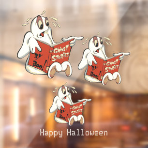 Griezelverhalen Halloween Raamfolie Raamsticker