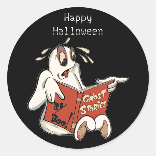 Griezelverhalen Halloween Sticker (Voorkant)