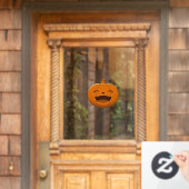 Griezende Halloween pompoen Raamsticker (Huis Deur)