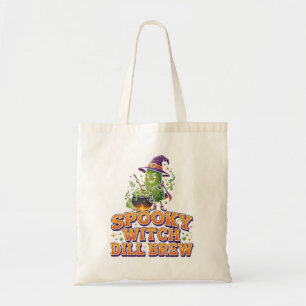 Griezige Heks Dill Brouwsel Halloween Tote Bag