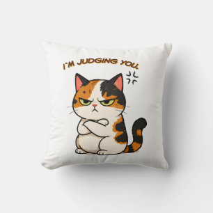 Griezige Schotse Kat - Ik oordeel over je Kussen