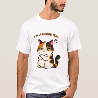 Griezige Schotse Kat - Ik oordeel over je T-shirt